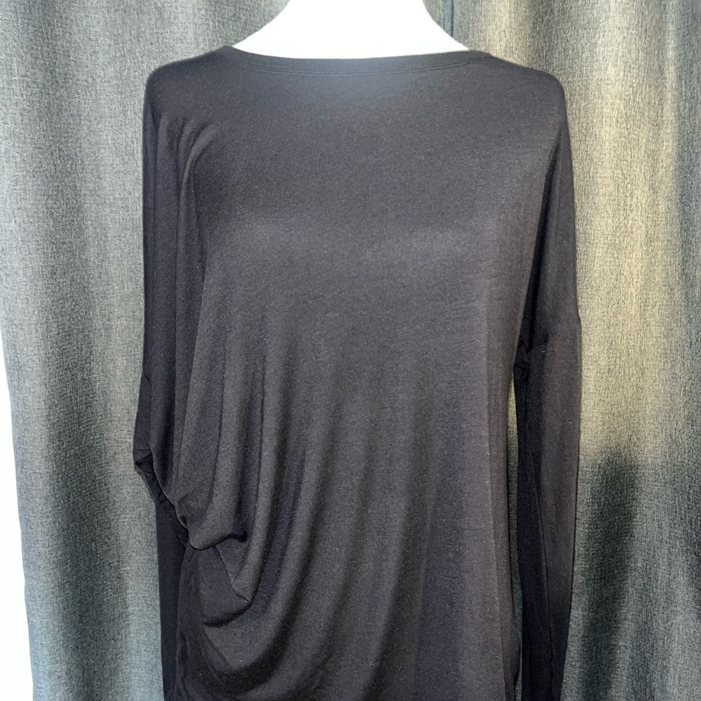 Athleta Black Long Sleeve Women's Top
